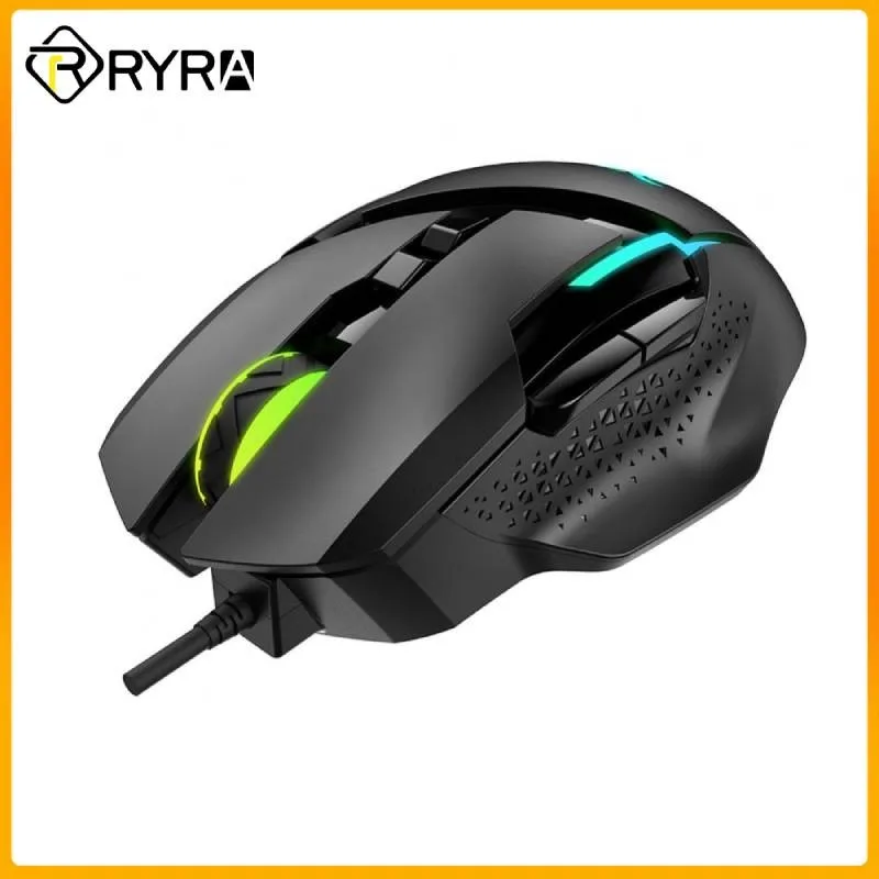 

Проводная игровая мышь RYRA G3, крутая игровая мышь с переменной скоростью и подсветкой, легкая оптическая мышь для ПК, ноутбуков