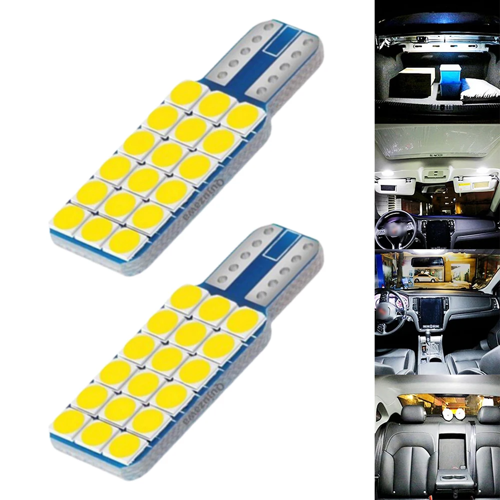 

2 шсветодиодный Автомобильные светодиодные лампы T10 3030 18SMD
