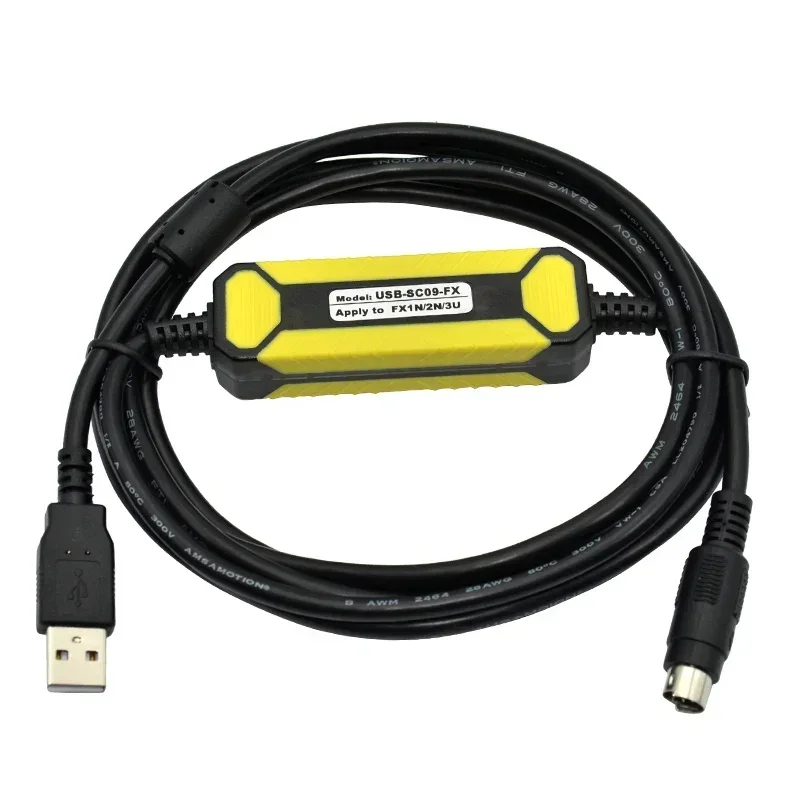 

Кабель для программирования Mitsubishi PLC AMSAMOTION USB-SC09-FX