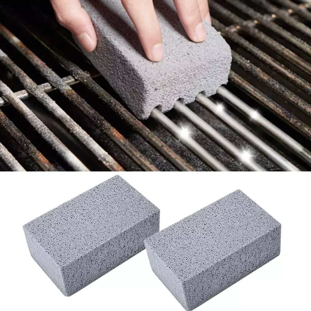 

1/2Pcs BBQ Rack Cleaning Brick Block Barbecue Cleaning Stone BBQ Racks Stains Grease Cleaner BBQ Tools Kitchen Decorate Gadgets