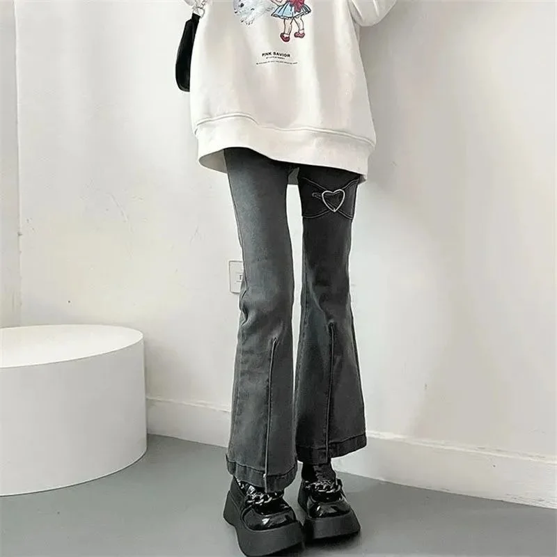 

Jeans Women 2022 Fairy Grunge Streetwear Vintage Fashion 90s Pocket Jean Babes High Waist Y2k Streetwear Denim Trousers Overalls
