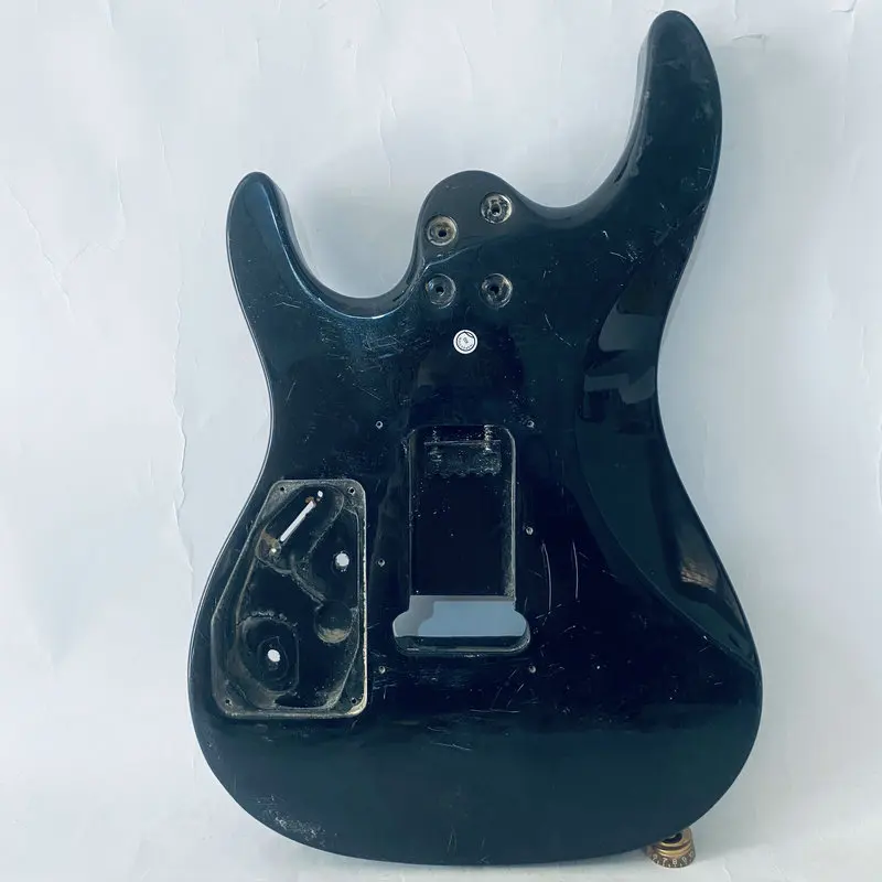 EB712 черный цвет Floyd Rose электрическая гитара SSH пикап необработанный корпус гитары