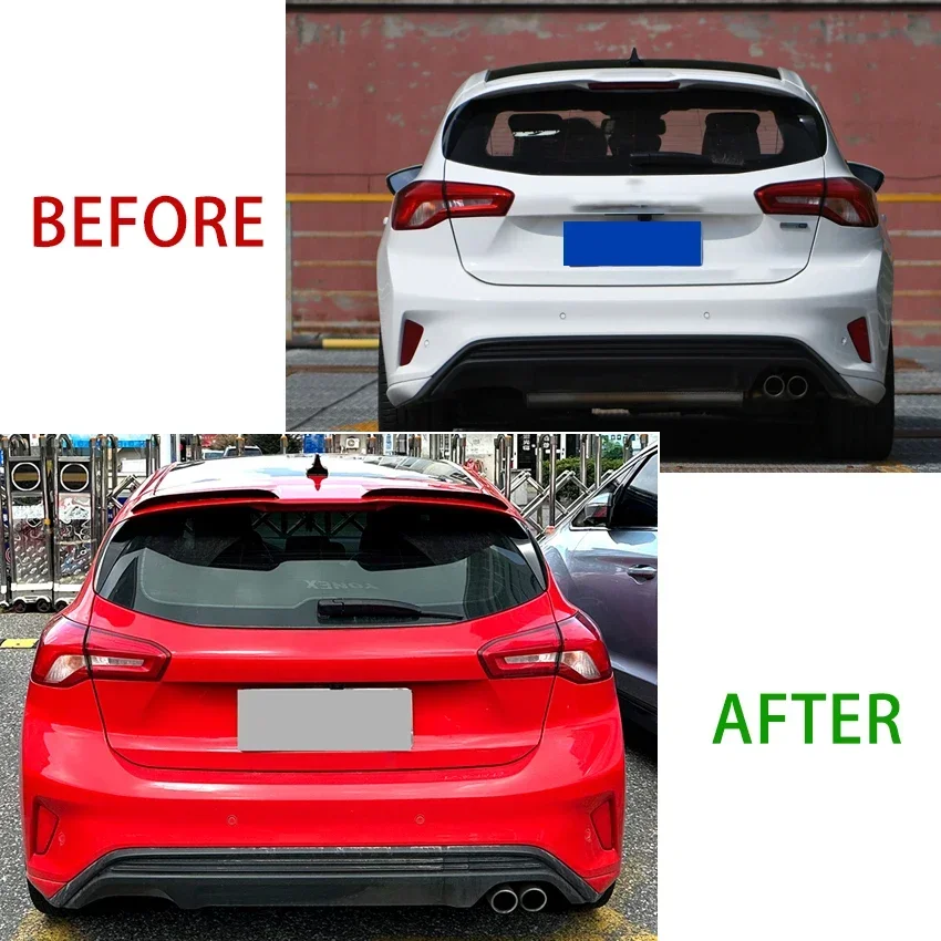 Для хэтчбека Ford Focus ST Line 2019-2023 автомобильные задние багажники на крышу Спойлеры