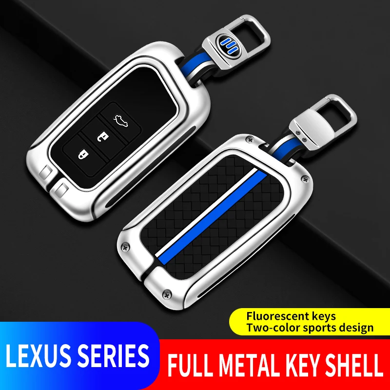 

Zinc Alloy Car Key Case Cover for Lexus NX ES GS RX IS RC LX 200 250 350 450H 300H ES200 Auto Remote Key Holder Shell Fob