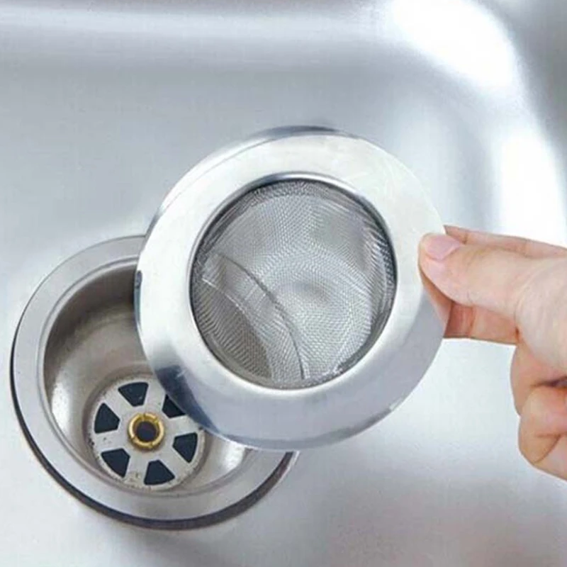 

New Oloey Draagbare Roestvrij Staal Bad Haar Catcher Stopper Douche Afvoer Filter Val Keuken Metalen Gootsteenzeefje