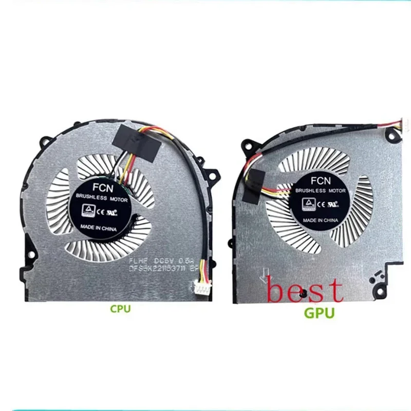 Новый вентилятор охлаждения процессора и графического для Hasee Z8-CA5NB-CA5NP-TA5NS CNH5S01