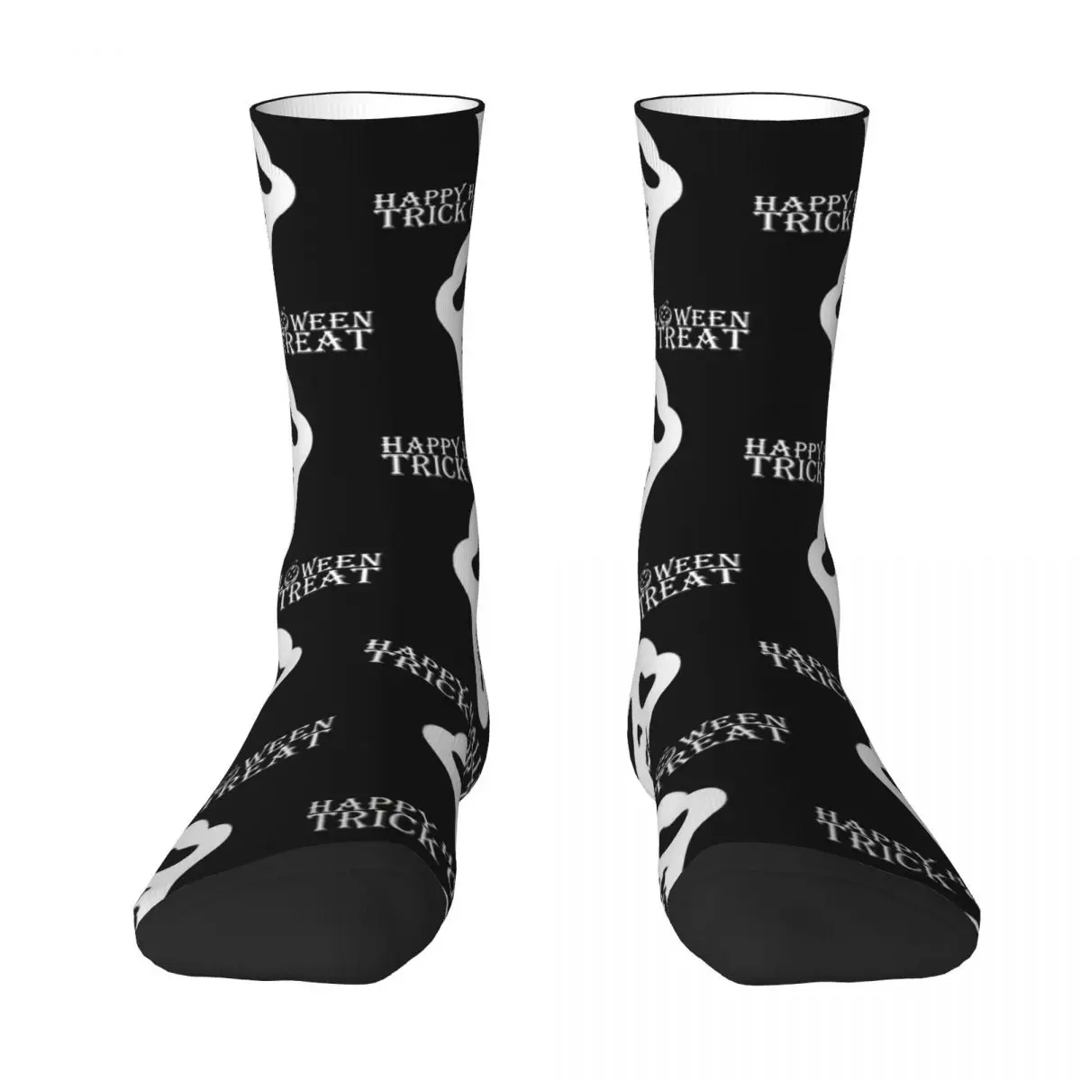 Trick Or Treat - Scary Spooky Ghost Mask Design For Halloween Adult Socks,Unisex socks,men Socks women Socks