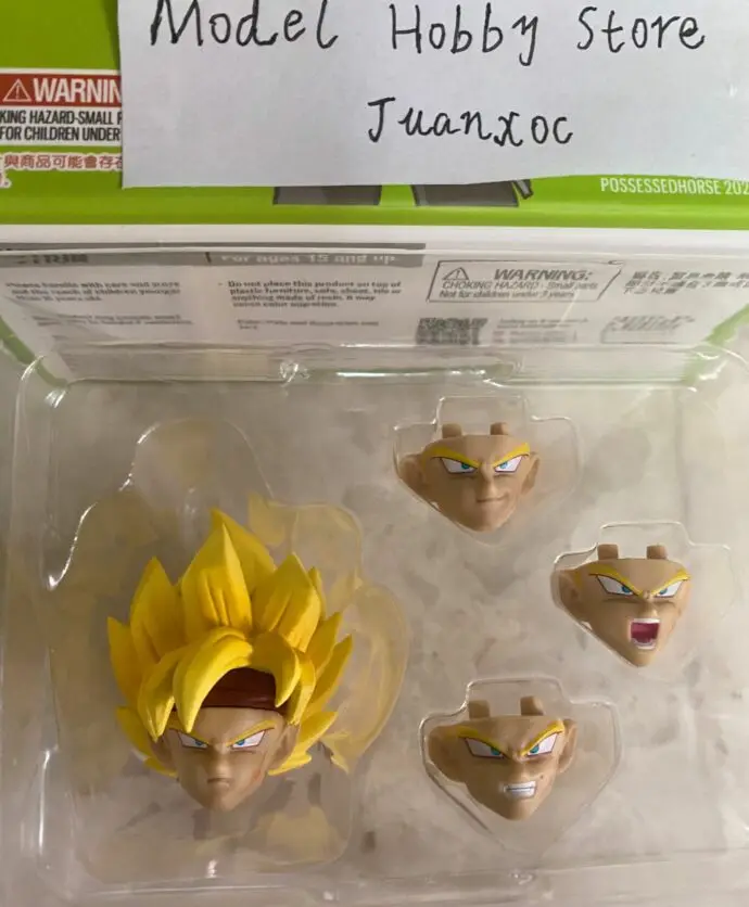 Демонстрация подходящая SSJ Bardark ПВХ игрушка Burdock Custom Headsculpt Hair and head set 1/12 |
