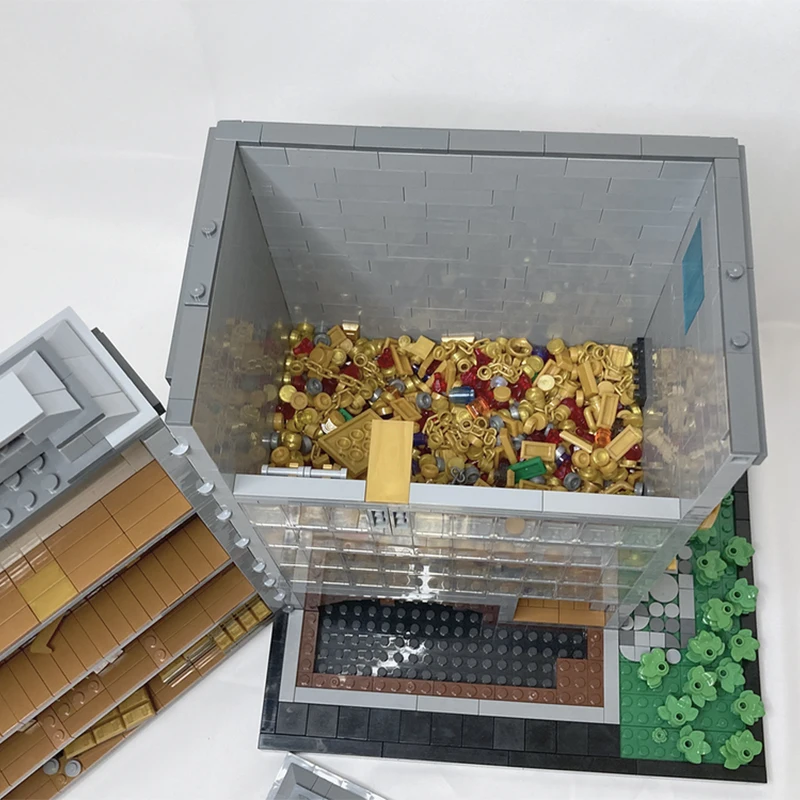 2253 детали MOC Модель денежного ящика Скруджа МакДака Disney, строительные блоки, рождественский подарок, сборная модель для демонстрации, образовательная художественная коллекция (art.: 3920dcda86b4a) - 3920dcda86b4a