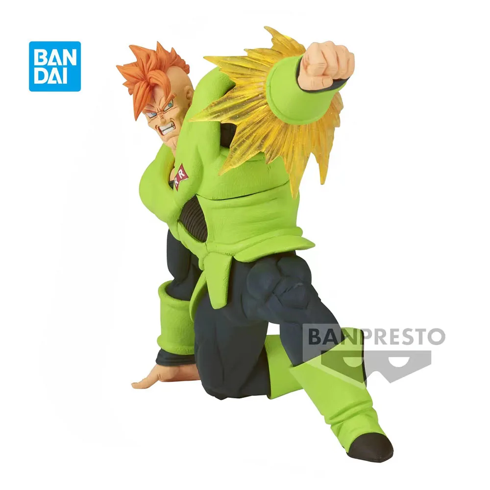 

Bandai Dragon Ball ANDROID #16 11 см аниме мультяшный персонаж Модель Коллекционная серия детские игрушки подарок на день рождения