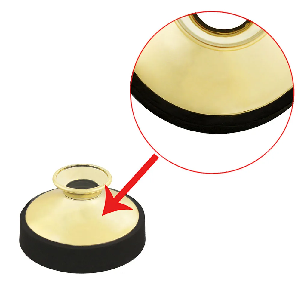 

Alto Saxophone Mute Black Gold Instrument Musical Portable Saxophone Silver 7.2*4.1*3.3cm Accessories Brand New