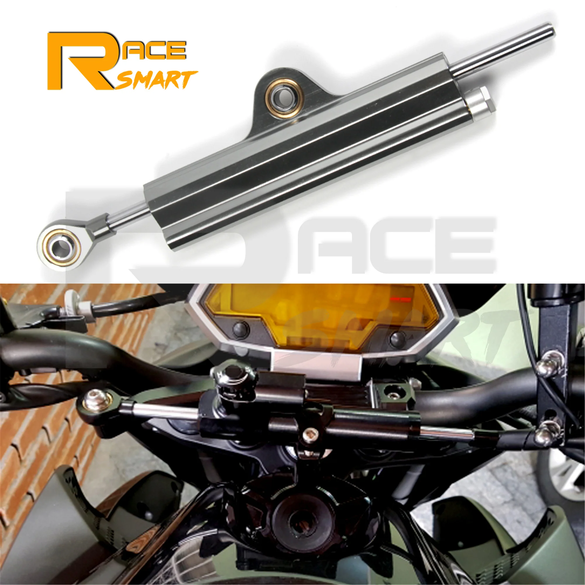 

Motorcycle Damper Steering Stabilize Bracket Universal For KAWASAKI VERSYS 1000 Z800 1000 ZZR1400 ZX6R ZX-6R EX300 NINJA300 ER6N
