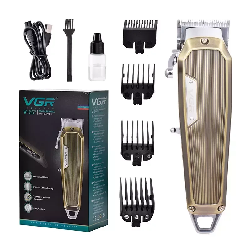 

NEW2023 professional Hair Clipper Mens Beard Trimmer Professional Cordless Rechargeable Hair Cutter Kit Barber Shop Strong
