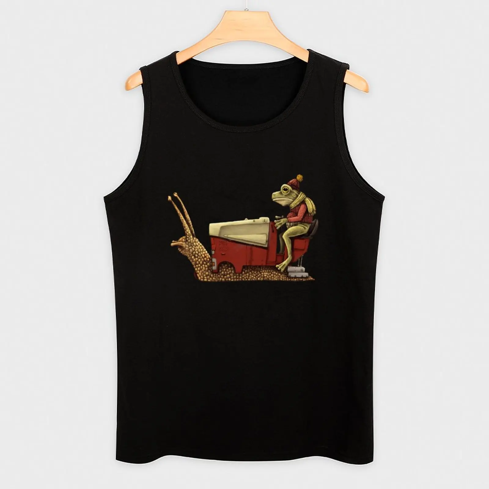 Лягушка Замбони классическая. Майка мужская без рукавов жилет одежда для