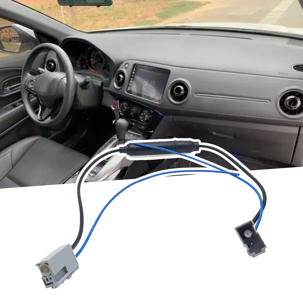 

5" Car Aerial Transfer Replacement Wire Harness Cable Radio Adaptor Antenna CD FM for Honda Crider Jade XRV Vezel Fit 2012-2016