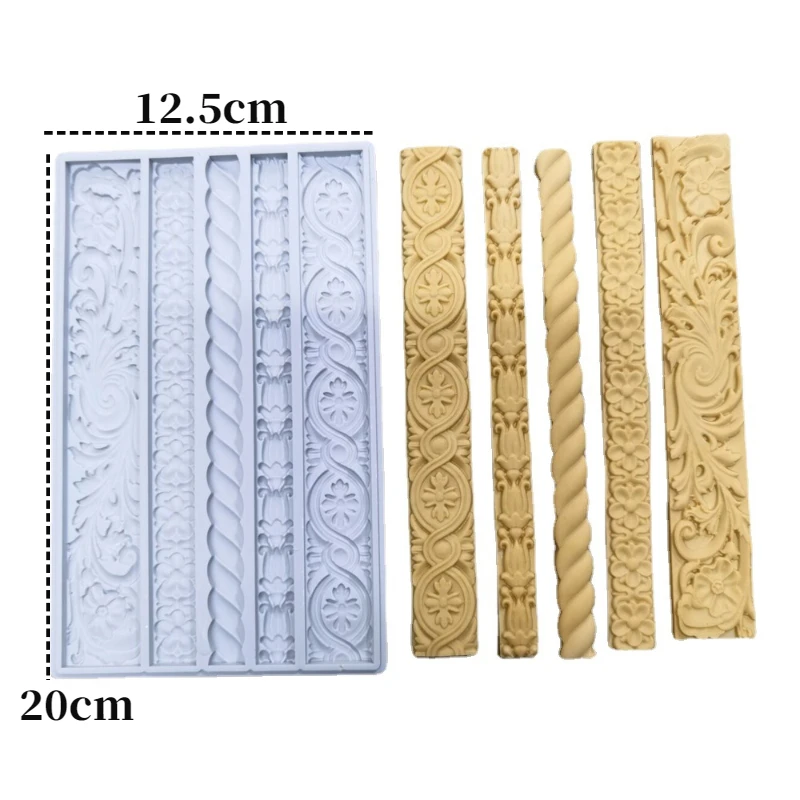 

Силиконовая форма для торта витая веревка