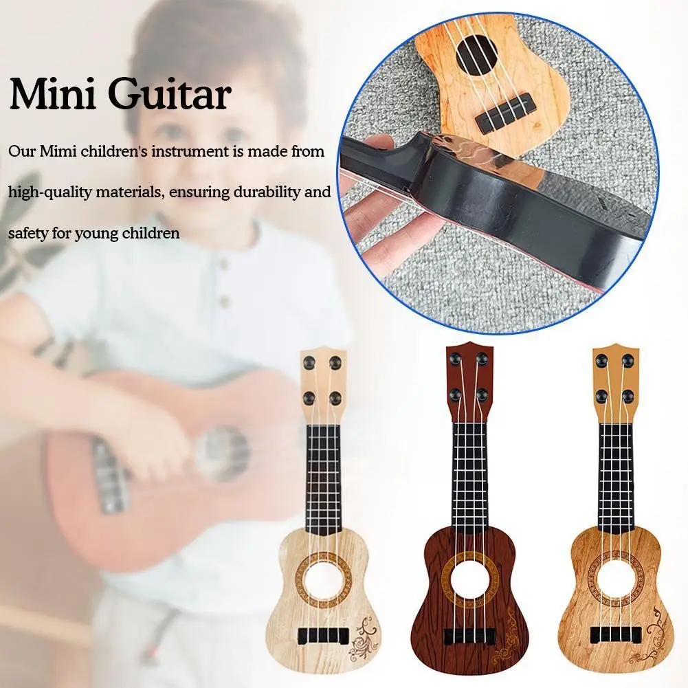 

Mini Guitar Musical Instrument Simulation Ukri Mini Four Strings Can Be Played For Early Learn Z0P5