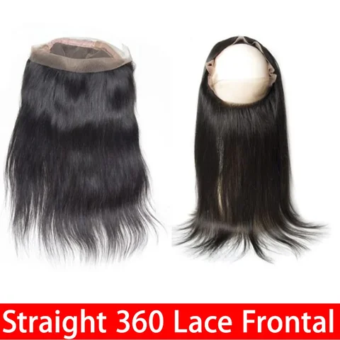 Maxine 4x4 5x5 прямая кружевная застежка 13x4 13x6 Прозрачная Кружевная Фронтальная застежка перуанские прямые человеческие волосы 360 кружевная фронтальная