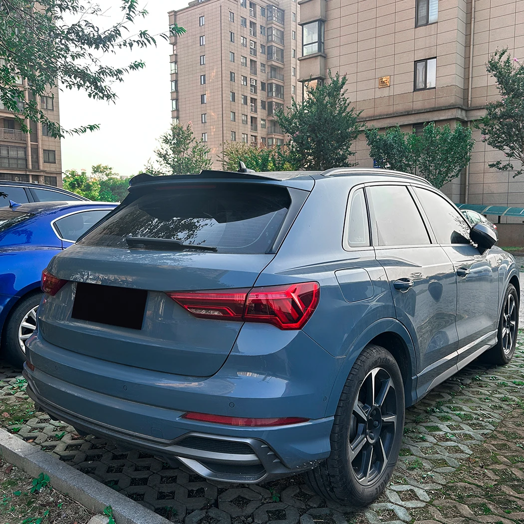 Для Audi Q3 F3 SUV 2019-2025: Задний спойлер на крышу, накладка на багажник, декоративная наклейка, стайлинг-комплект для кузова (art.: 3920d8debdacd) - 3920d8debdacd