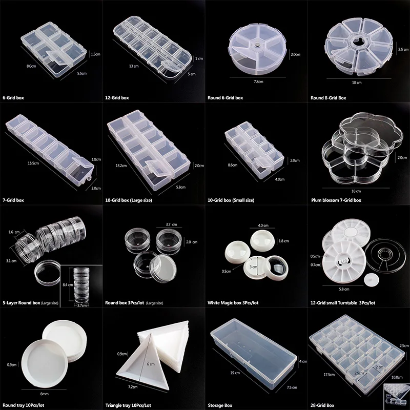Новая распродажа ящик для хранения в разных стилях прозрачный белый чехол