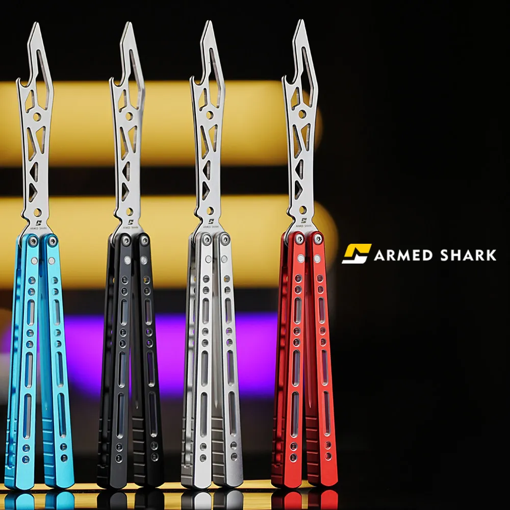 Фото Открывалка для бутылок Armed Shark Barracuda, алюминиевая рукоятка 7075, головка из стали 5Cr15, тренажер для пальцев, вес 113 г №2