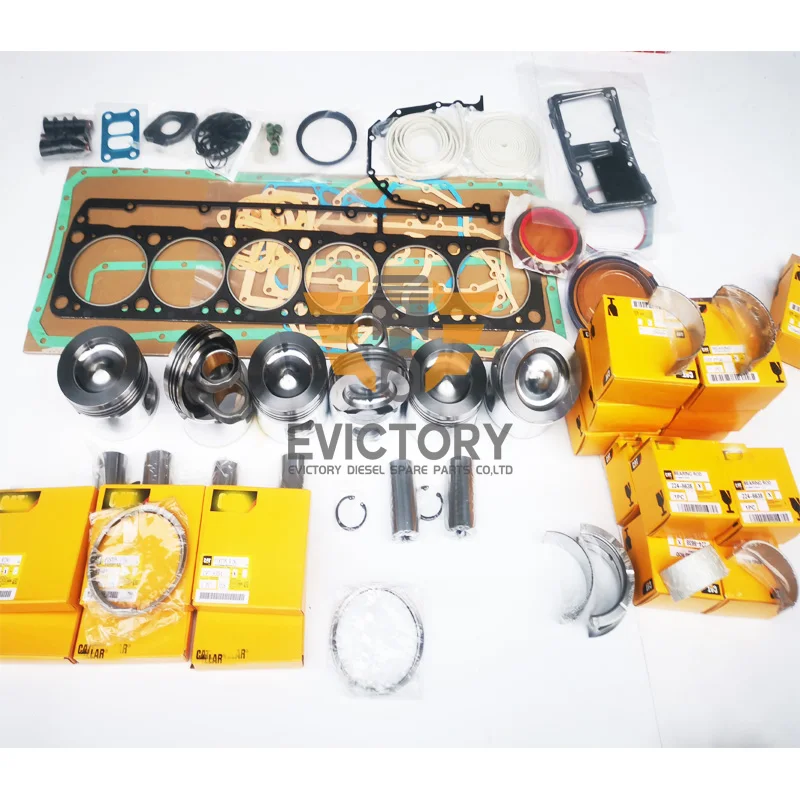 Комплект для ремонта CAT caterpillar 3126 + клапан направляющая прокладка поршневой