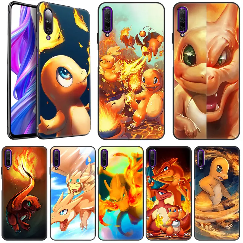

Charmander Pokemon Case For Huawei Y9 Prime 2019 Y9A Y7A Y5P Y6P Y7P Y8P Y5 Y6 Y7 Prime 2018 Y6S Y8S Y9S Black Soft Cover