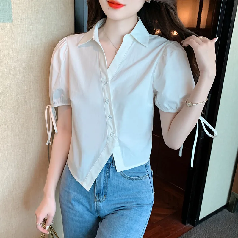 ILARES размера плюс женская одежда милые и дешевые женские блузки с коротким