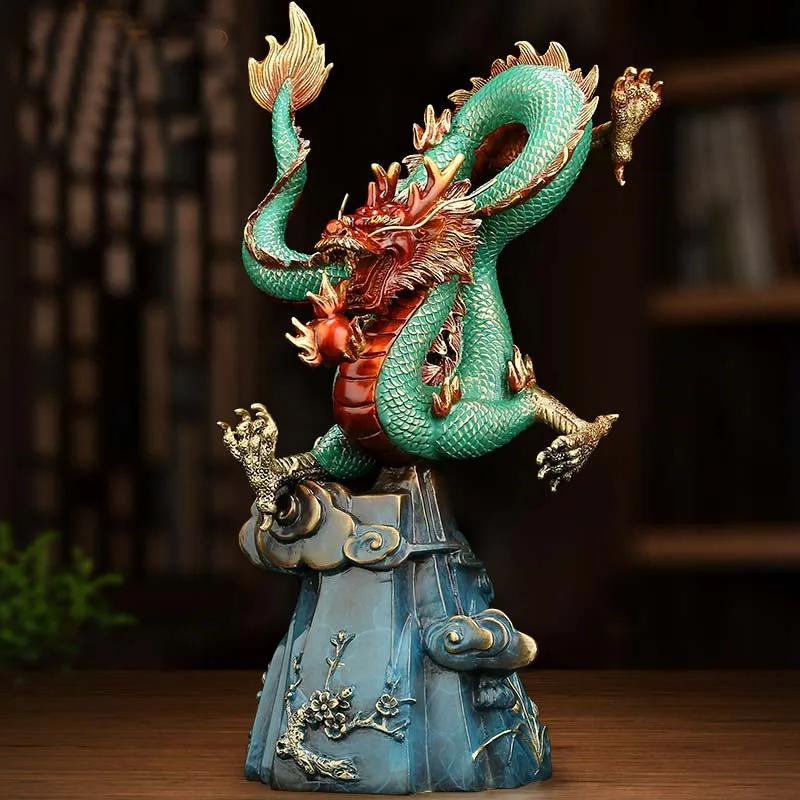 ASIA высокое качество удача Королевский дракон богатство домашнее офисное