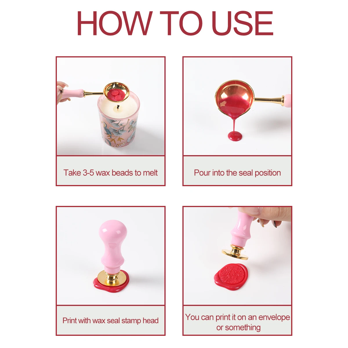 Набор штампов для воска набор лакированных товары рукоделия скрапбукинг