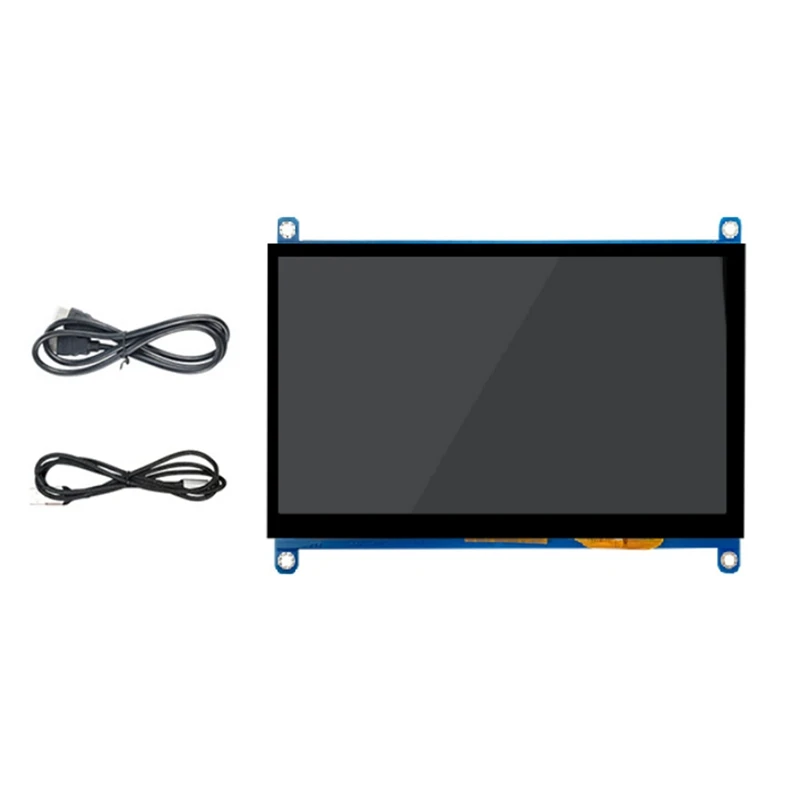 

7-дюймовый монитор 1024X600, HD дисплей, HDMI-совместимый, VGA-интерфейс, дисплей для Raspberry Pi