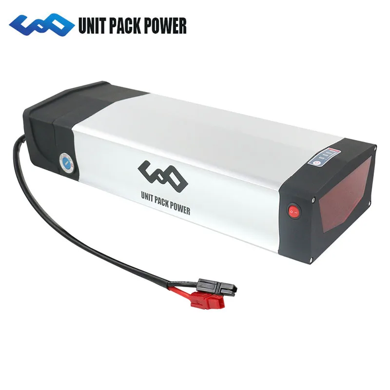 

48V Rear Rack Battery 36V Rack Battery Rear Battery Ebike Battery 52V 28AH 50A BMS 21700 Cell 1000W Motor Battery Pack