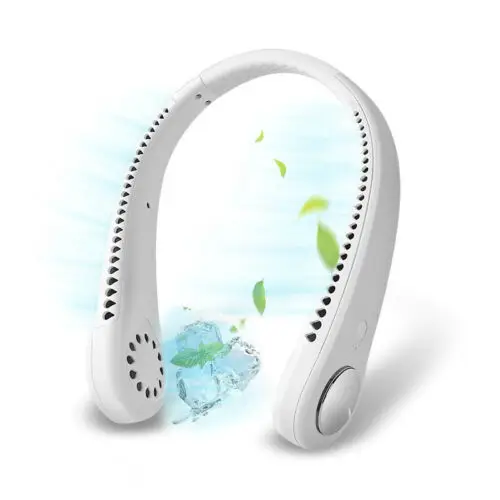 

USB Portable Hanging Neck Fan Summer Cooling Air Little Electric Conditioner