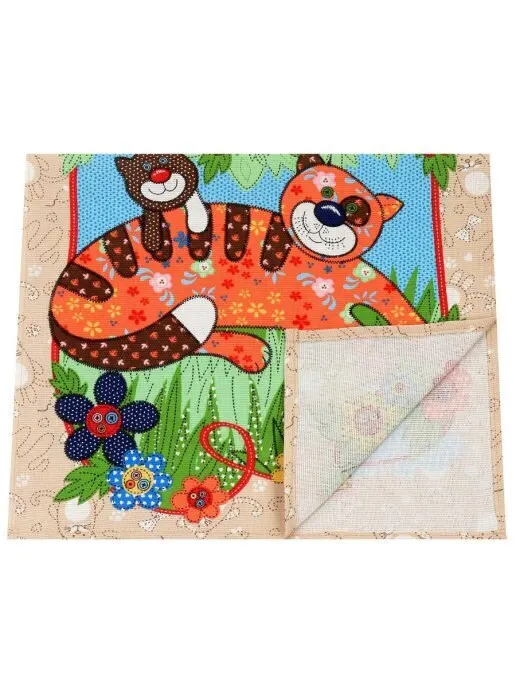 Полотенце кухонное Рогожка 60х37 &quotКошкин дом&quot 4 шт. |