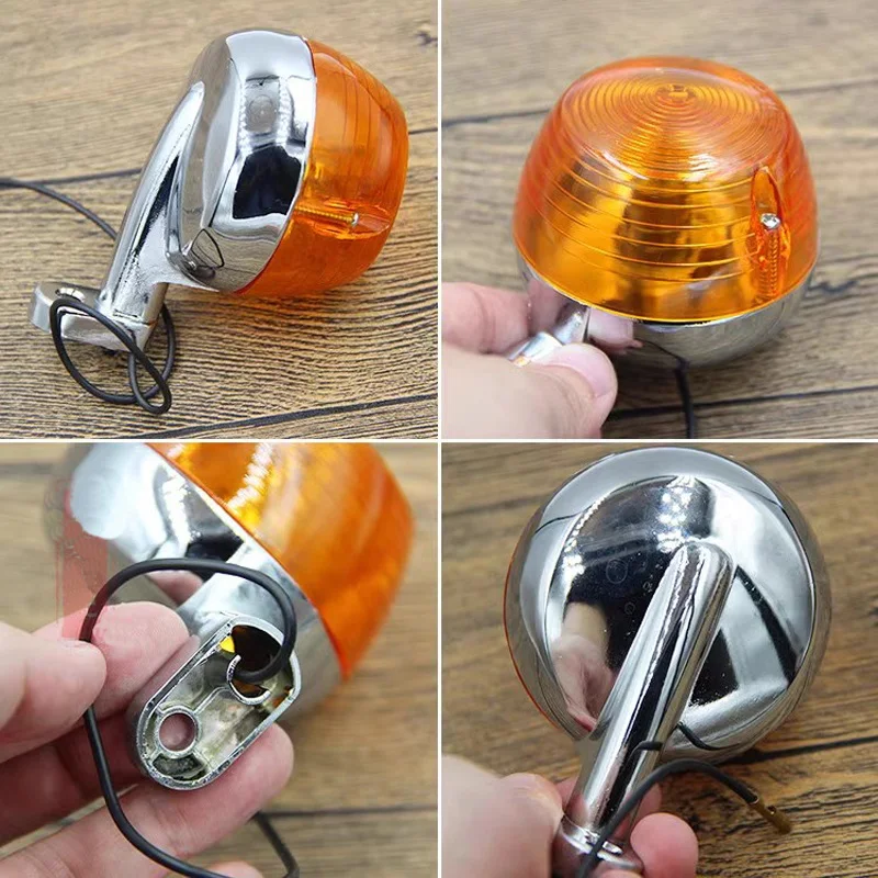Фото Указатели поворота для мотоциклов Loncin, Lifan, Jialing, Dayun, Dayang C70, JH70, JL70, DY90, CD70, Super Cub 70cc №1