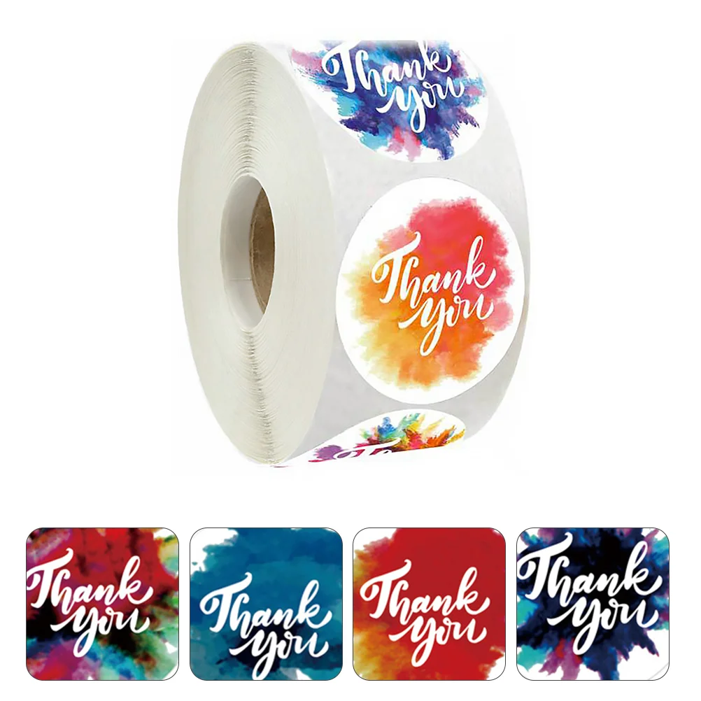 

1 Roll Delicate Stylish Chic Creative Thank You Sealing Decals Thank You Sticker