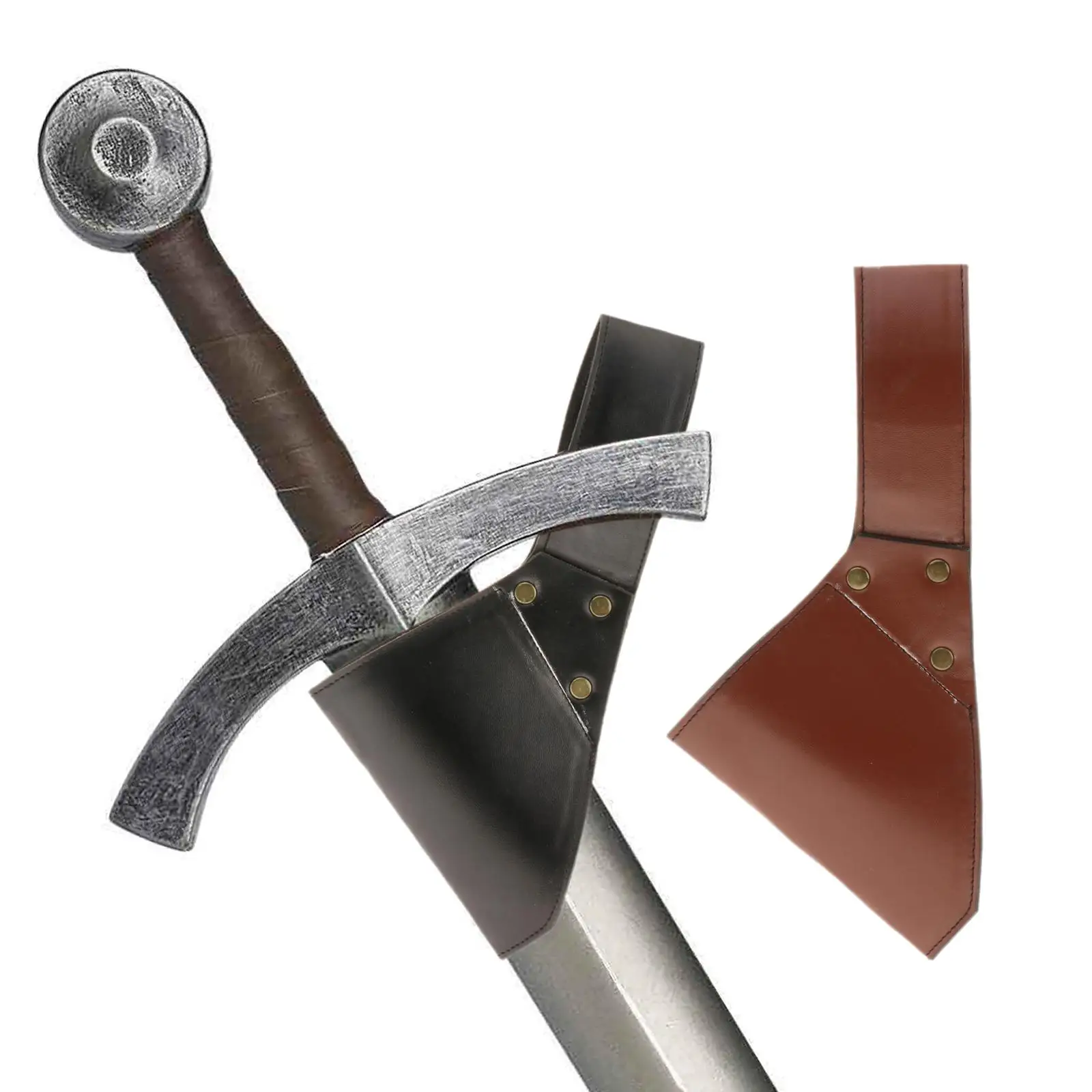 Кобура с лягушкой для меча держатель переноски из искусственной кожи поясная