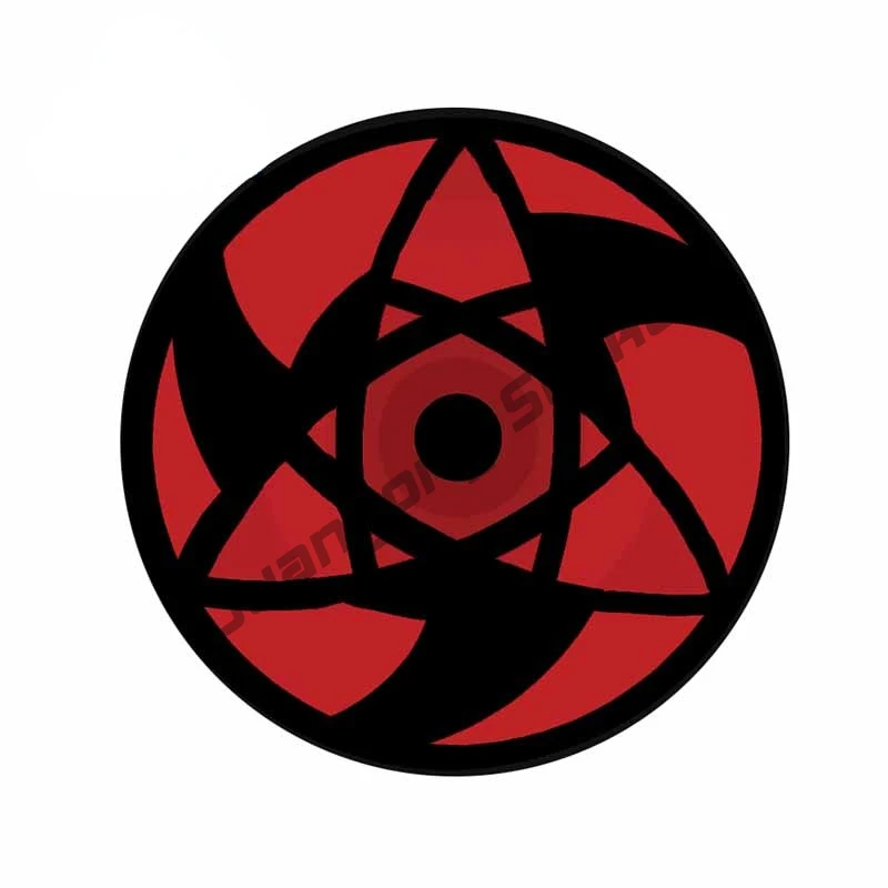 

Ninja Sasuke Mangekyou Sharingan Car Stickers Windshield Occlusion Scratch Waterproof SUV JDM Exterior Decor Decal PVC13x13cm