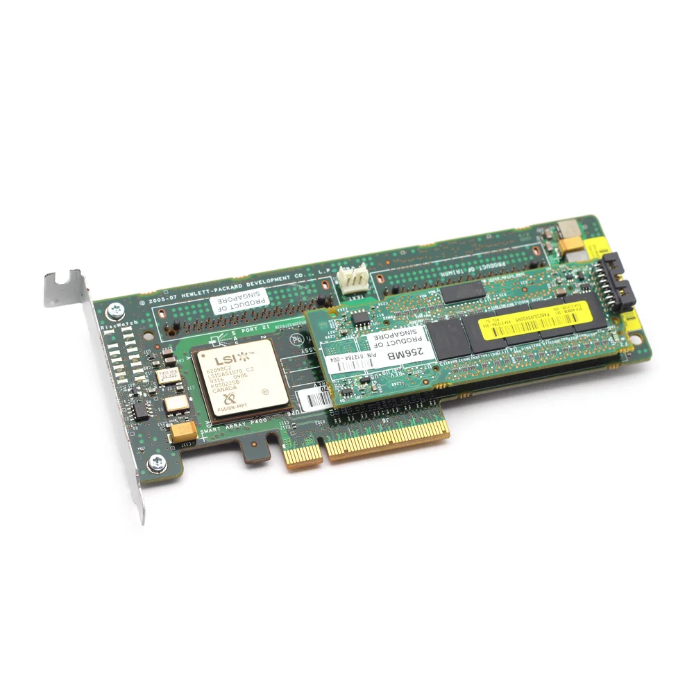 Оригинал для HP ProLiant DL380G5 DL380 G5 Smart Array Card 256MB 504022-001 P400 Raid контроллер расширяющаяся