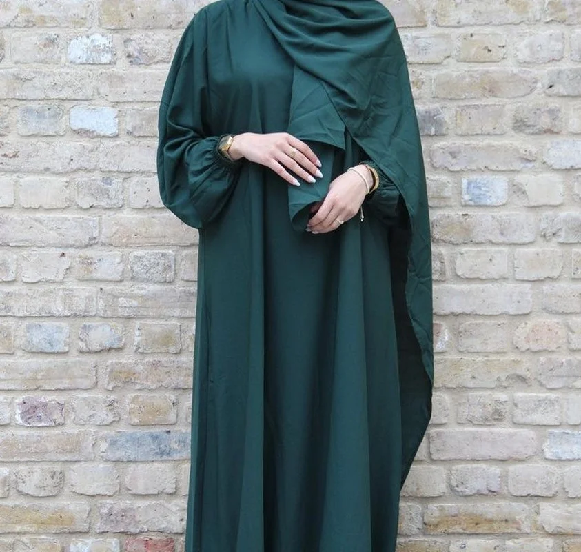 Abayas for Women New Middle East Dubai Turkey Muslim Dress Women with Hijab Dress Dubai Abayas for Women  Muslim Abaya