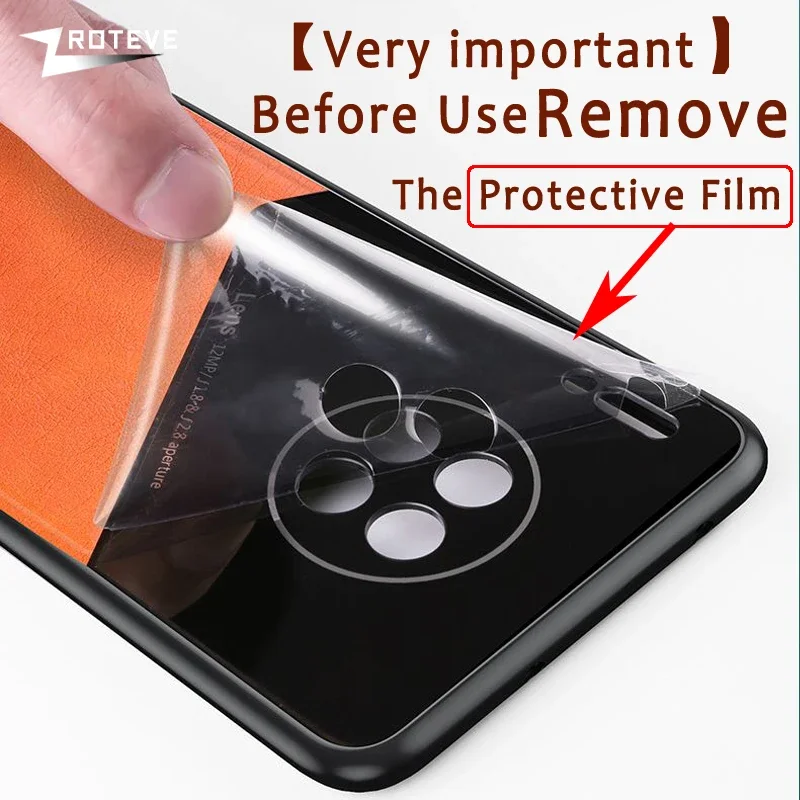 Мягкий Кожаный Чехол ZROTEVE Для PocoF6/F5 Pro Xiaomi Pocophone — Пылезащитный Магнитный Телефона