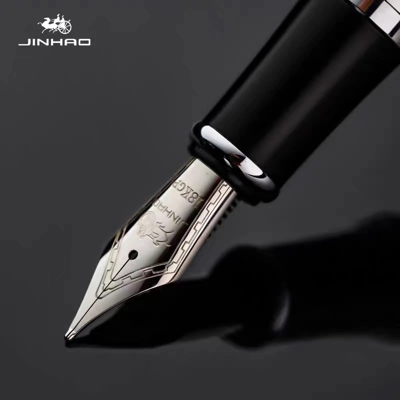 Фото Перьевая ручка Jinhao X750, высококачественная изысканный стиль, перо 18 кг, ручка для каллиграфии, студенческий учитель, произведения искусства, подпись, письмо, канцелярские принадлежности №5