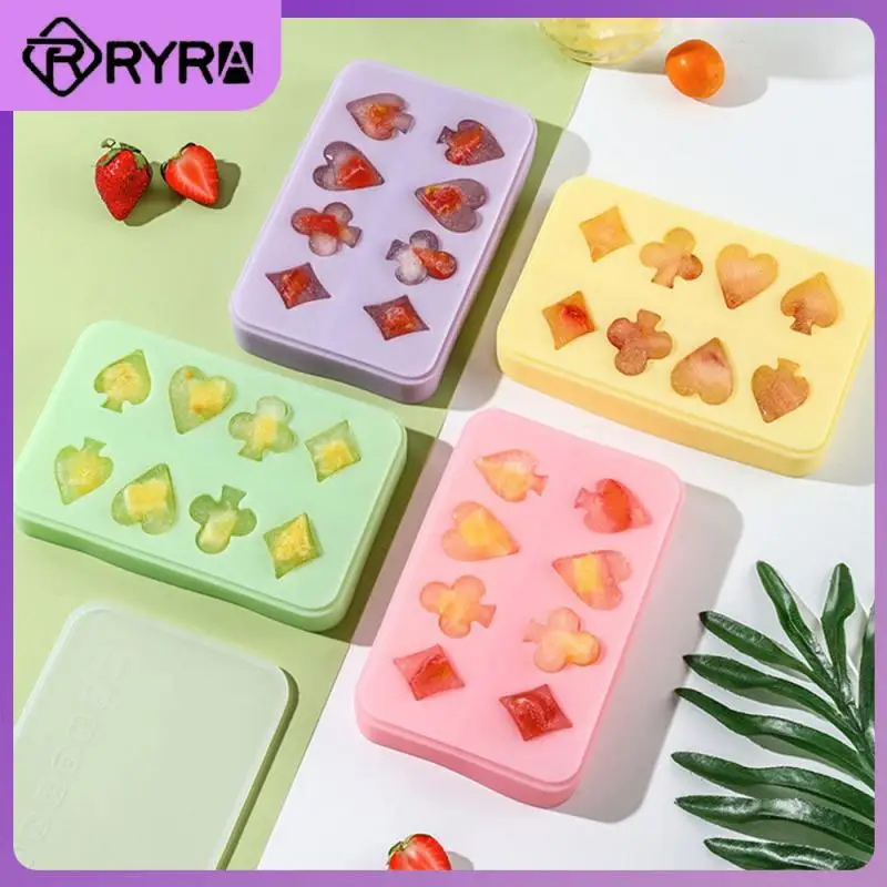 Refrigerators Food Grade Mold Silicone Ice Maker Reusable Mold Quick Freezing Kitchen Tools Accessories For Household