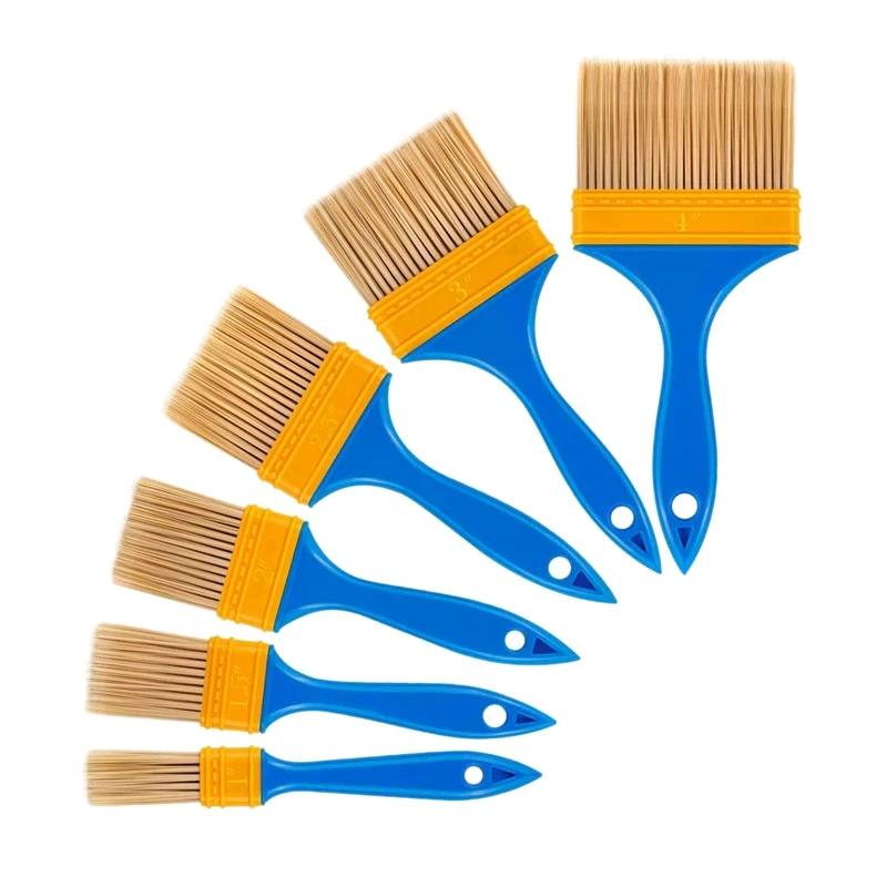 

6 шт., кисти для рисования, восковые щетки