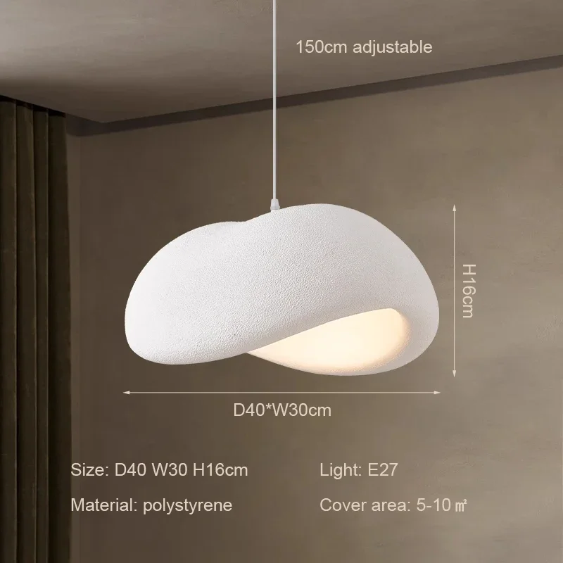 

Подвесные светильники VIGOUS Wabi Sabi, полистирол, теплый свет, нейтральный свет, белый свет