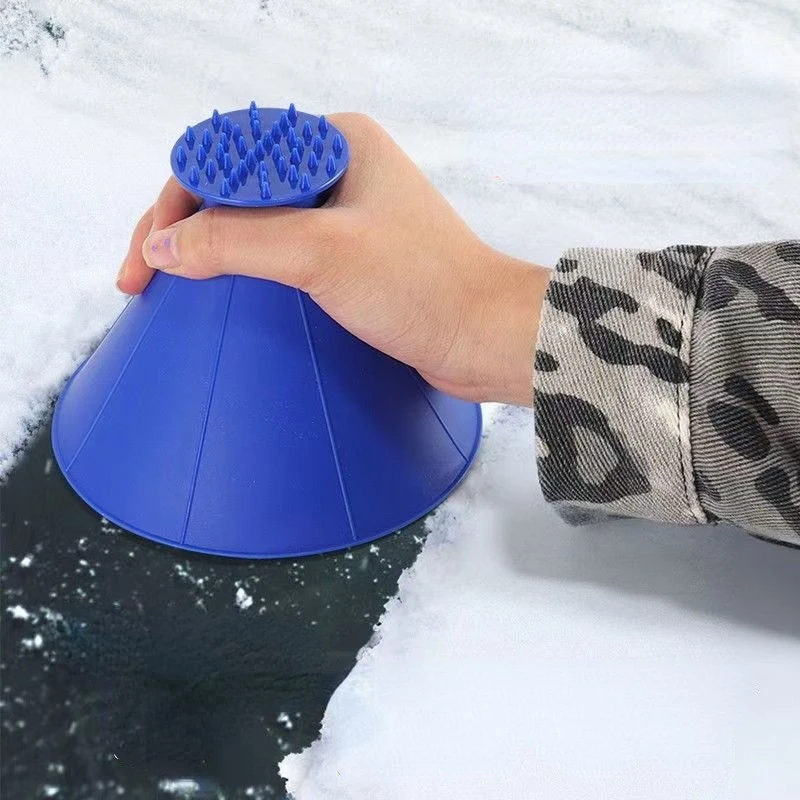 

Magic Windshield Ice Scraper for Car Window Ice Scraper Remove Snow Shovel Cone Shaped Funnel Round Scrapers Cleaning Snow Tool