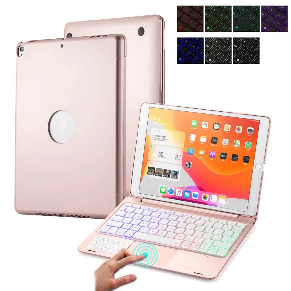 

Backlit Keyboard Case For iPad Air2 Air1 Pro 11 Air 4 10.9 Air 3 Pro 10.5 Touch Pad Bluetooth Keyboard Cover for iPad 10.2 inch