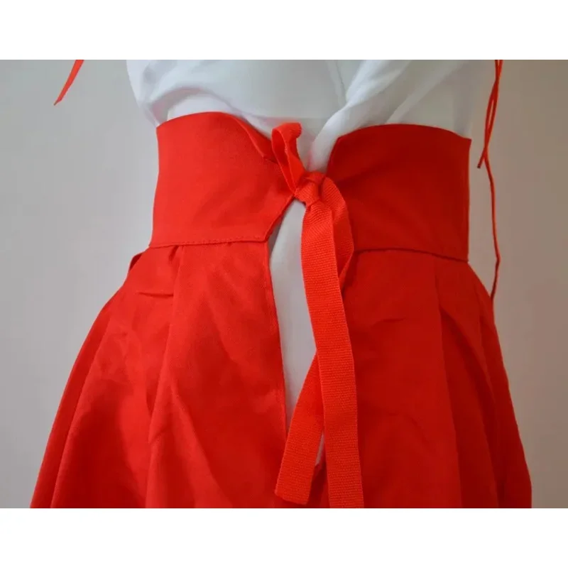 FC6Anime Inuyasha Kikyo Кимоно Косплей Костюм Полный комплект Mikofuku Костюмы на Хэллоуин