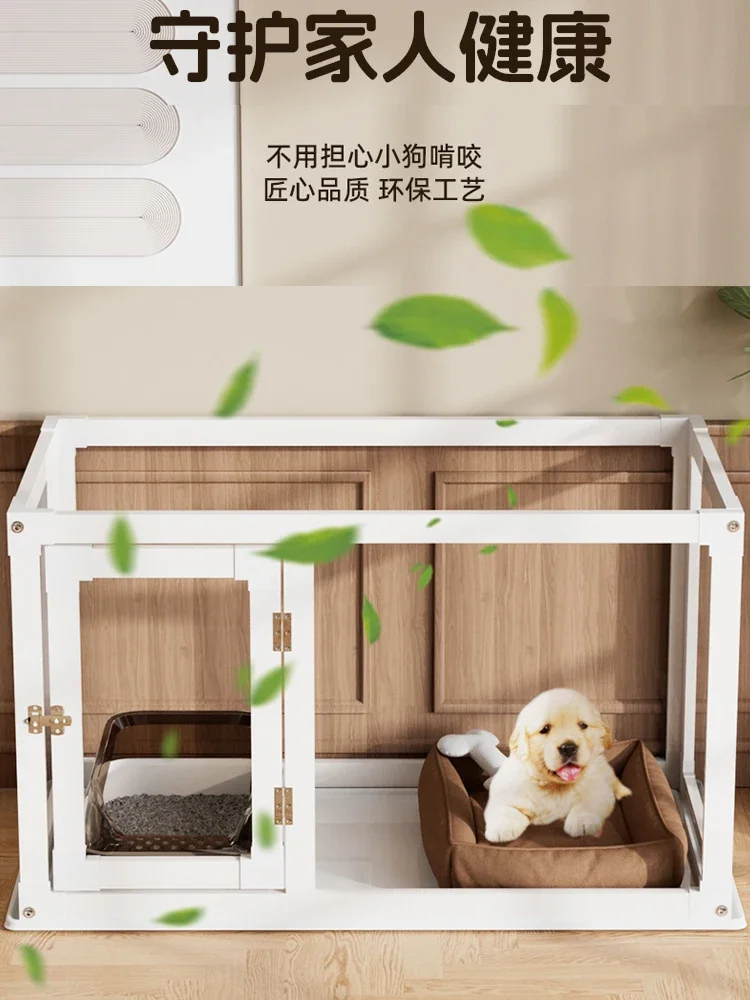 Панорамная прозрачная домашняя клетка для собак маленького и среднего размера