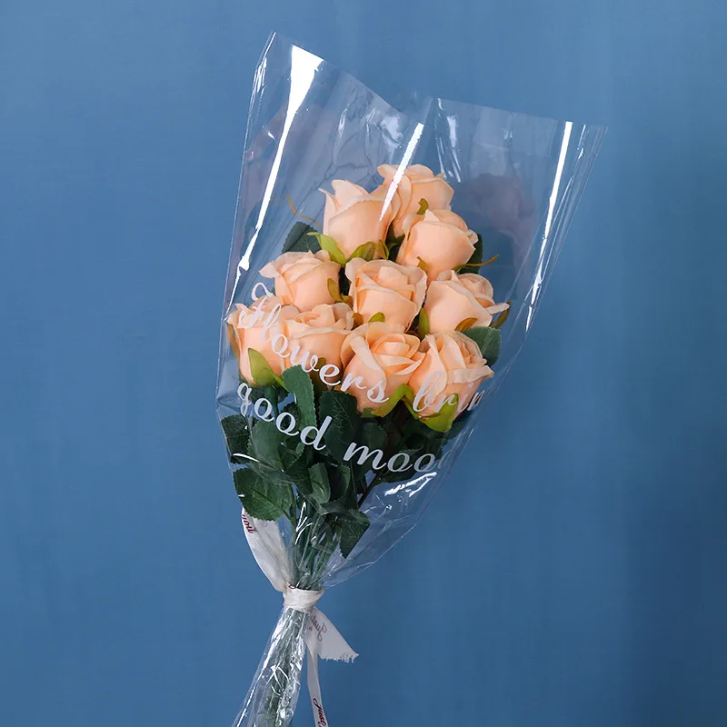 Искусственные розы для гостиной столового стола пластиковые украшения